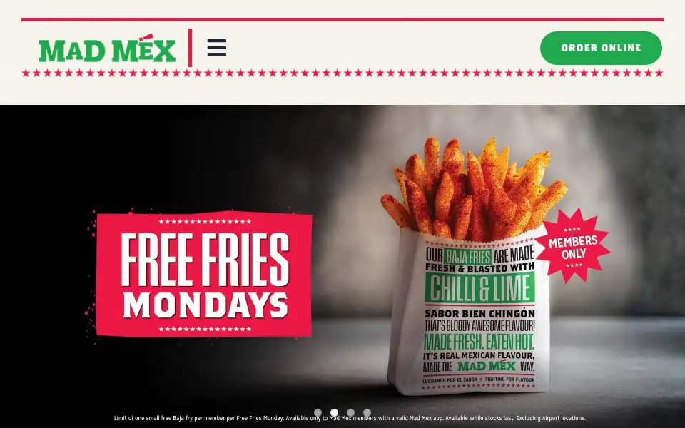 Screenshot of madmex.com.au