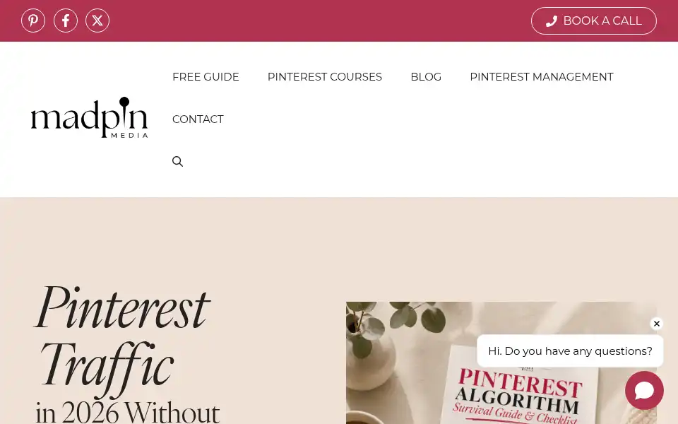 Screenshot of madpinmedia.com
