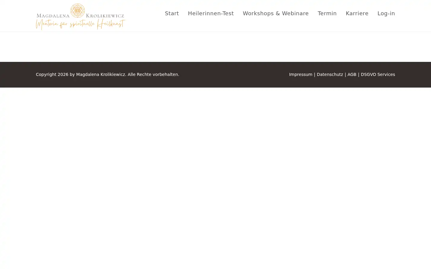 Screenshot of magdalena-krolikiewicz.com