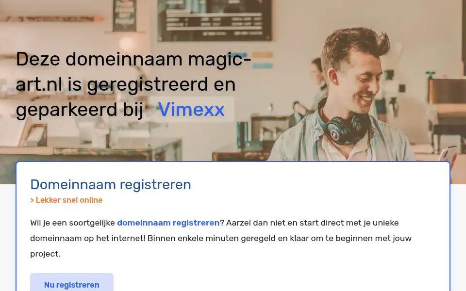Screenshot of magic-art.nl
