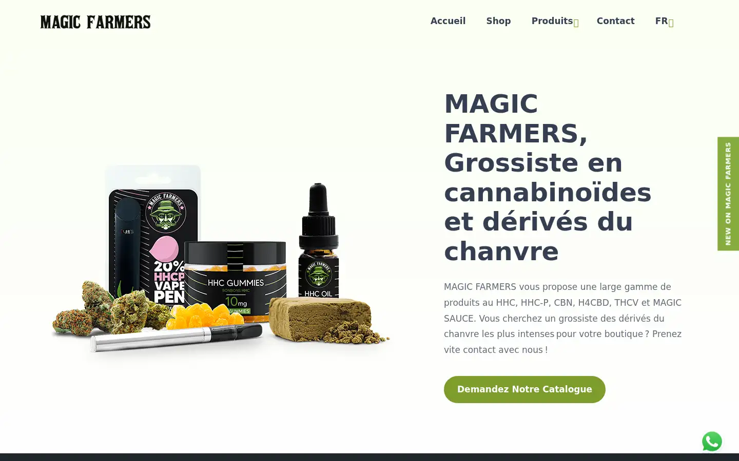 Screenshot of magic-farmers.com