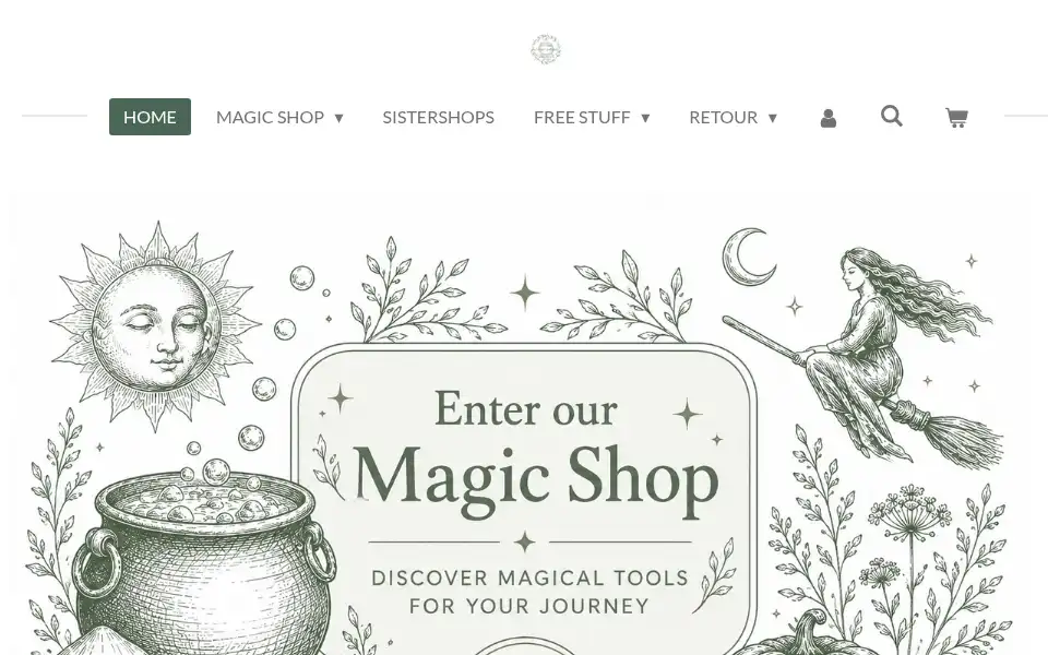 Screenshot of magicwitchin.nl
