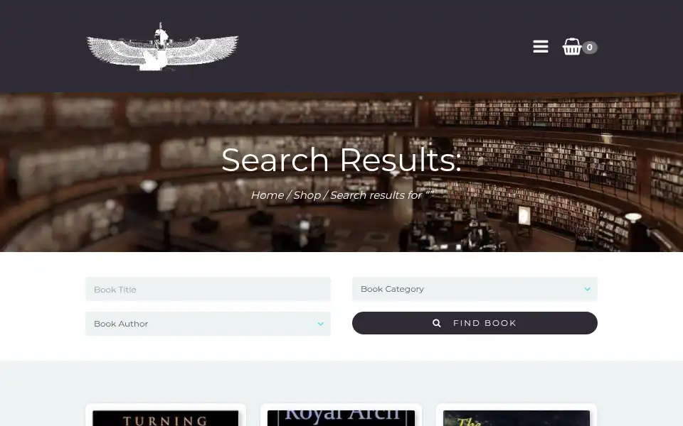 Screenshot of magisbooks.com