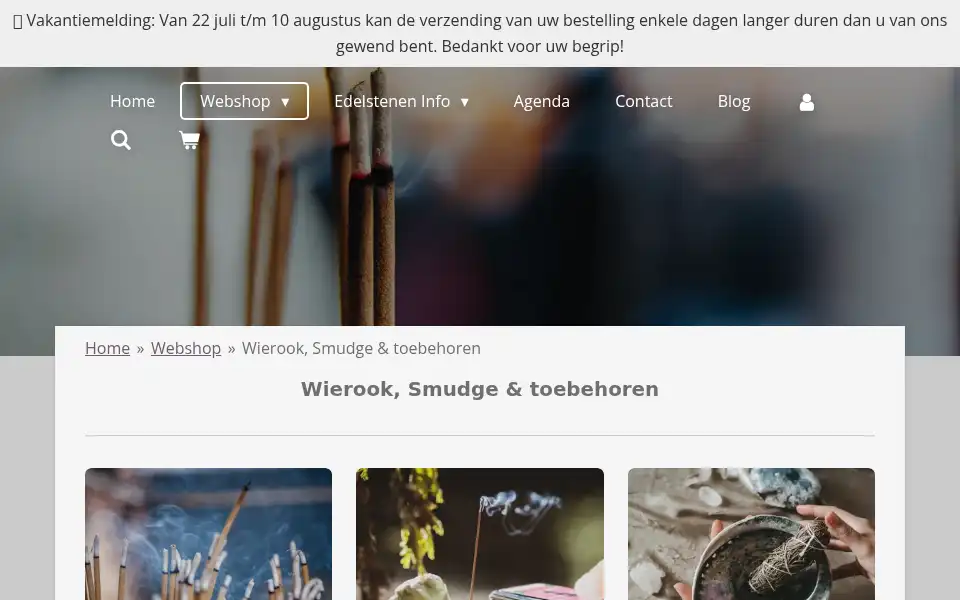 Screenshot of magischeaardegeschenken.nl