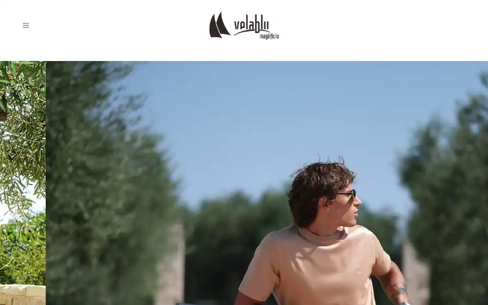 Screenshot of maglificiovelablu.com
