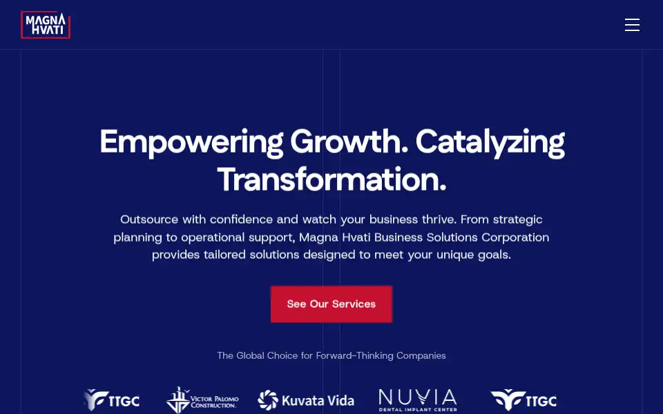 Screenshot of magnahvati.com