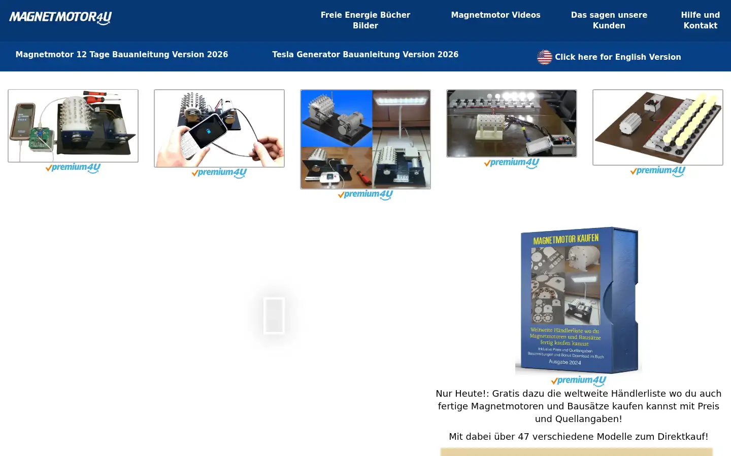 Screenshot of magnet-motor4u.de