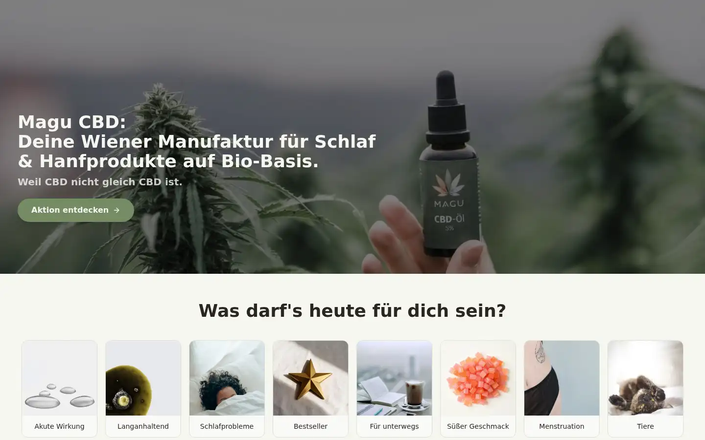 Screenshot of magu-cbd.com