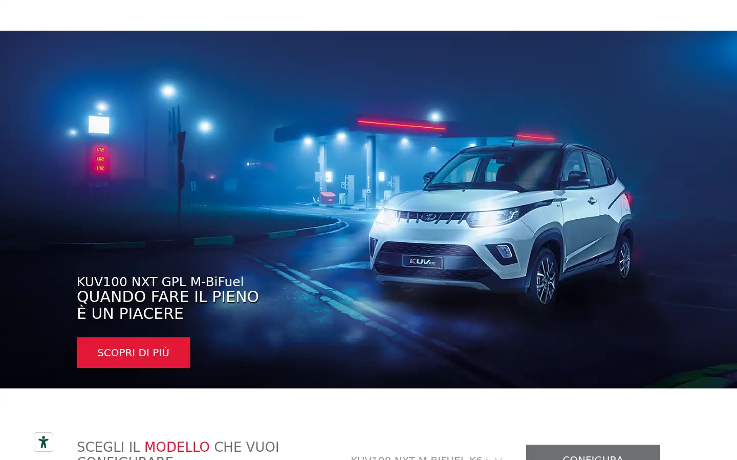 Screenshot of mahindra.it