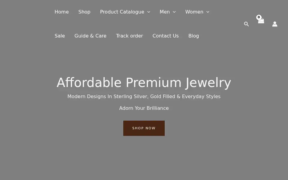 Screenshot of mahstyles.com