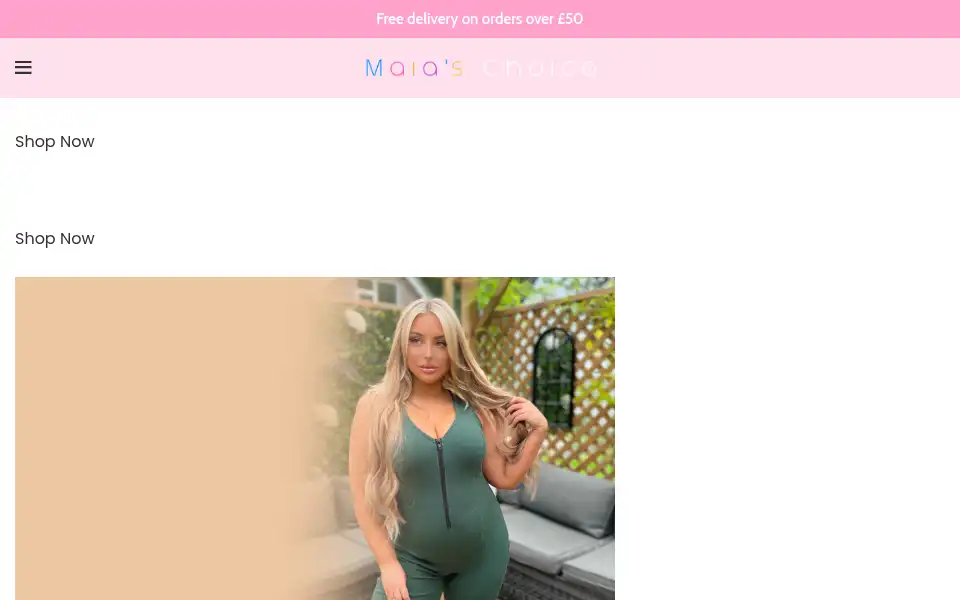 Screenshot of maiaschoice.com