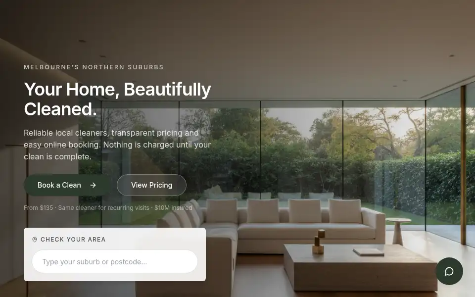 Screenshot of maidtogether.com.au