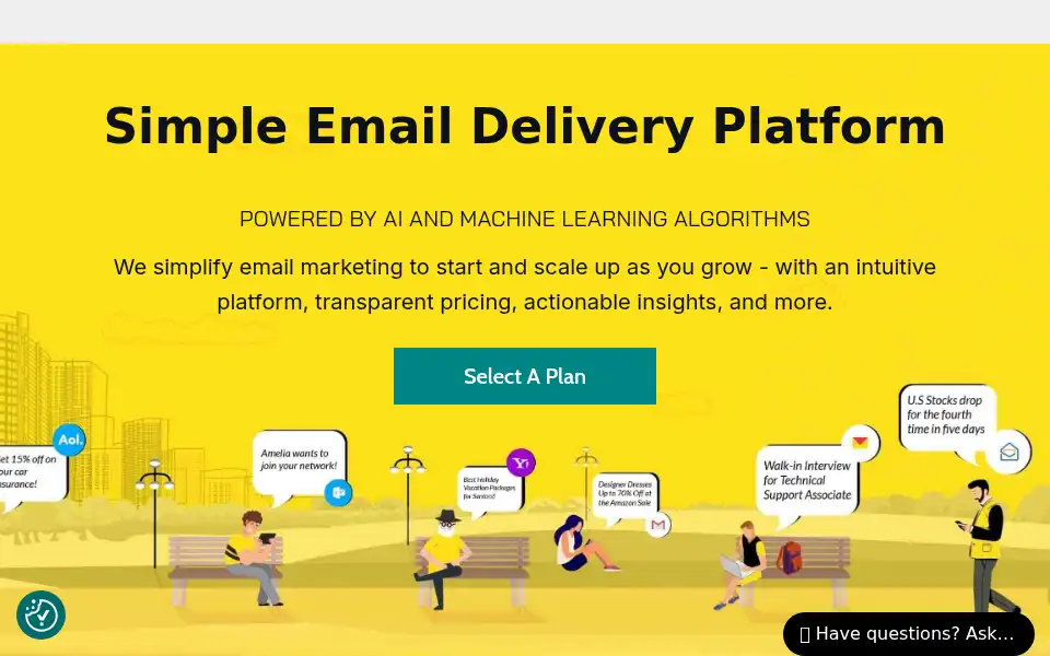 Screenshot of mail250.com