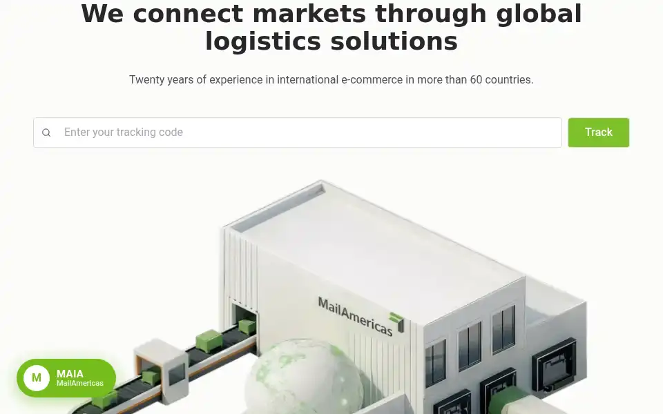 Screenshot of mailamericas.com