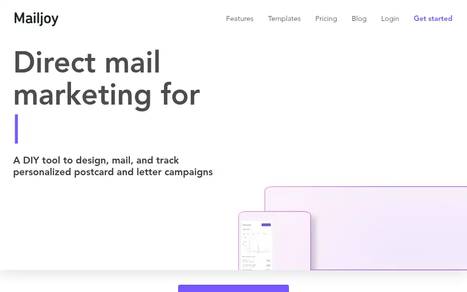 Screenshot of mailjoy.com