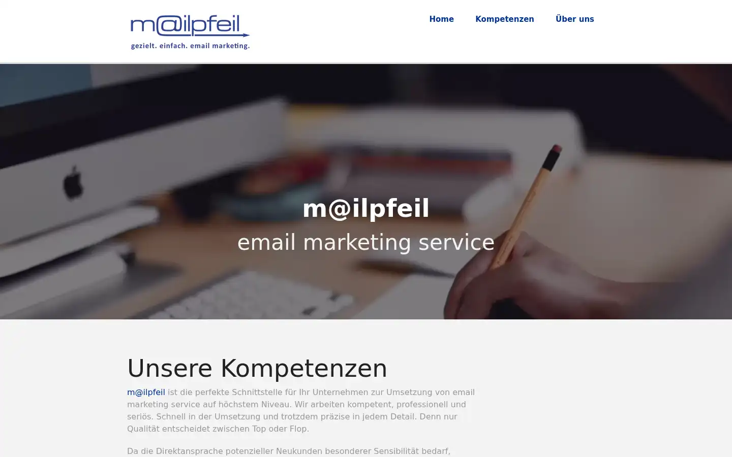 Screenshot of mailpfeil-info.de
