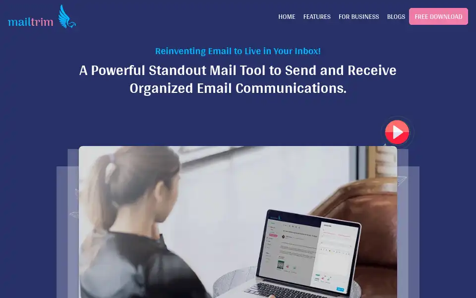 Screenshot of mailtrim.com