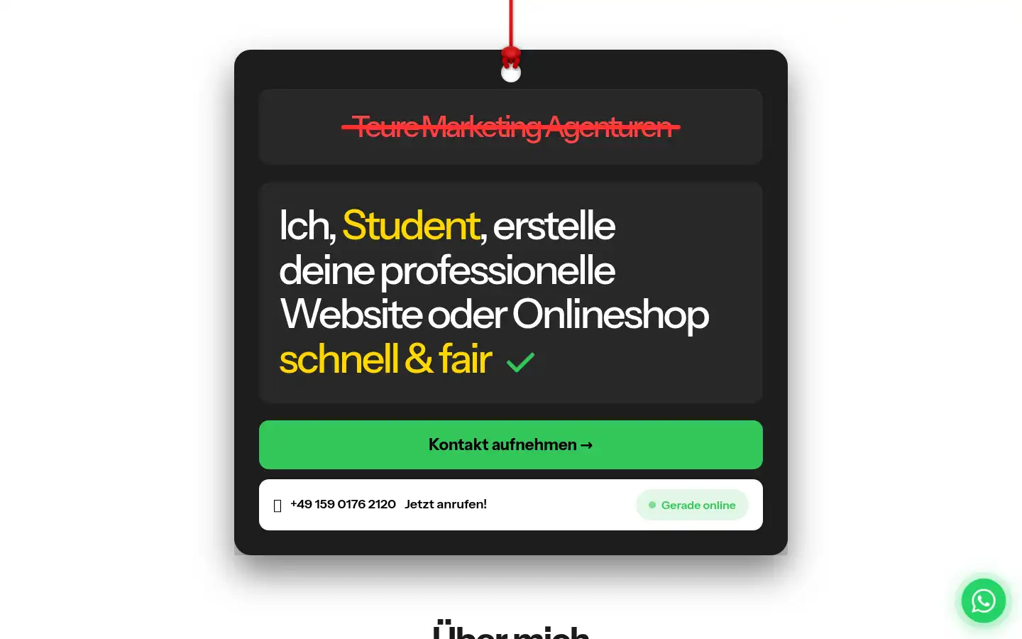 Screenshot of main-website.de