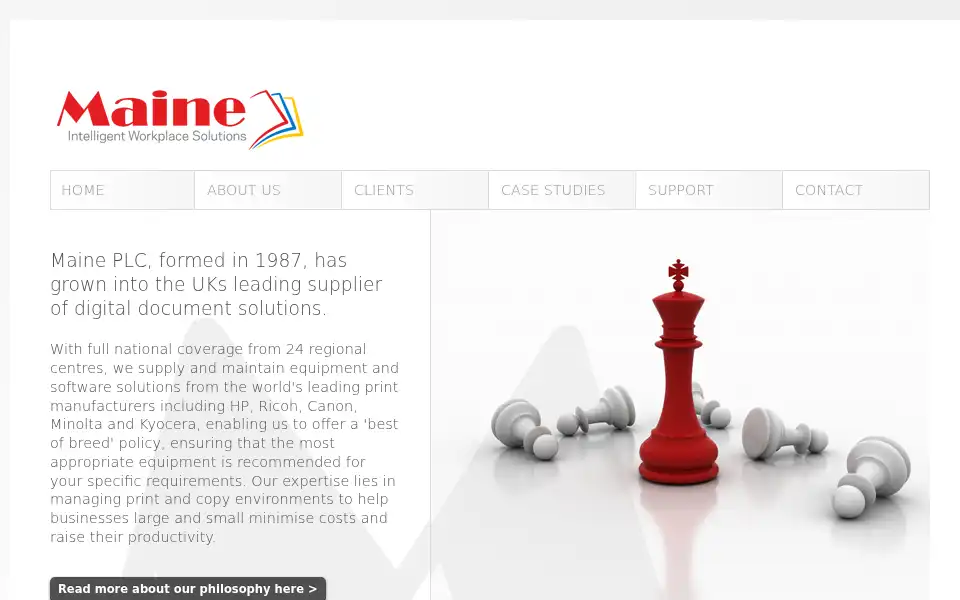 Screenshot of maine-plc.com