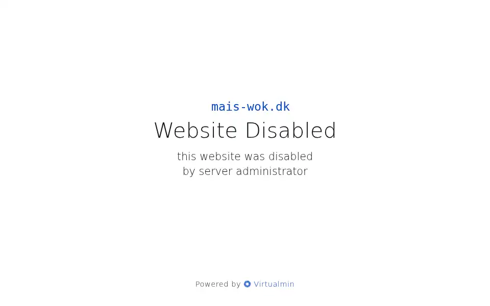 Screenshot of mais-wok.dk