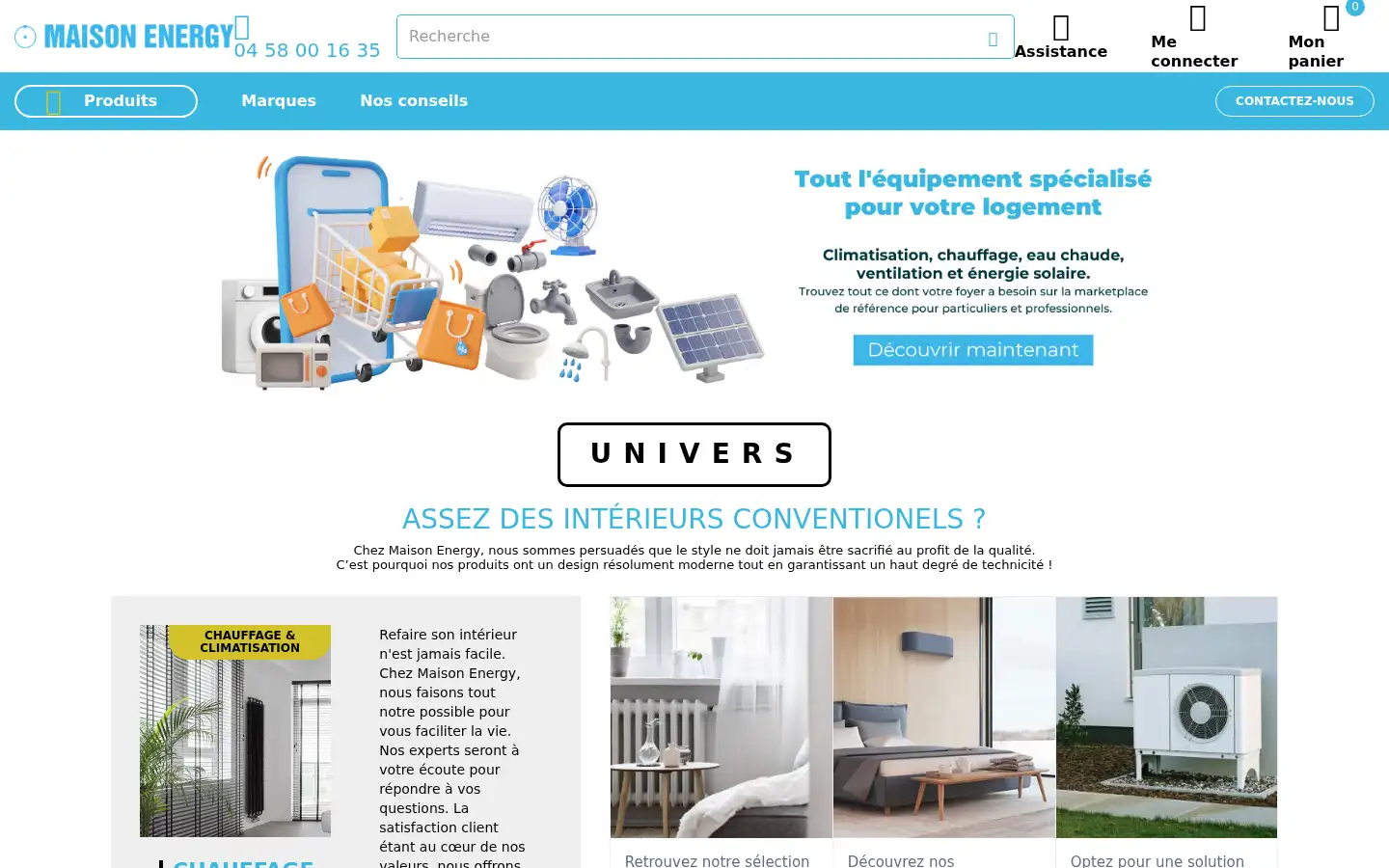 Screenshot of maison-energy.com