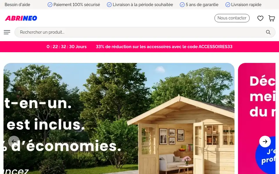 Screenshot of maison-et-jardin.be