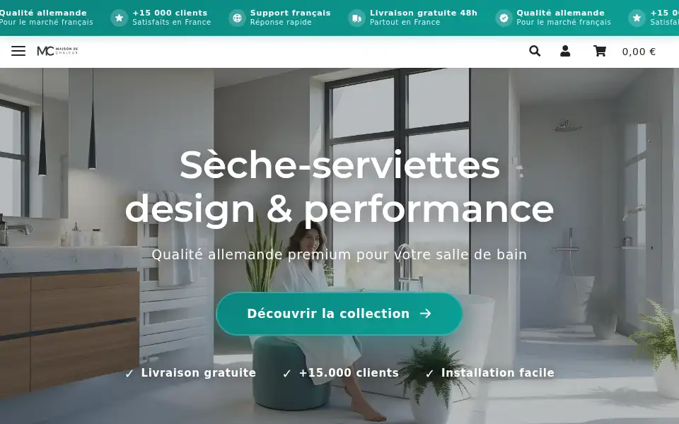 Screenshot of maisondechaleur.fr