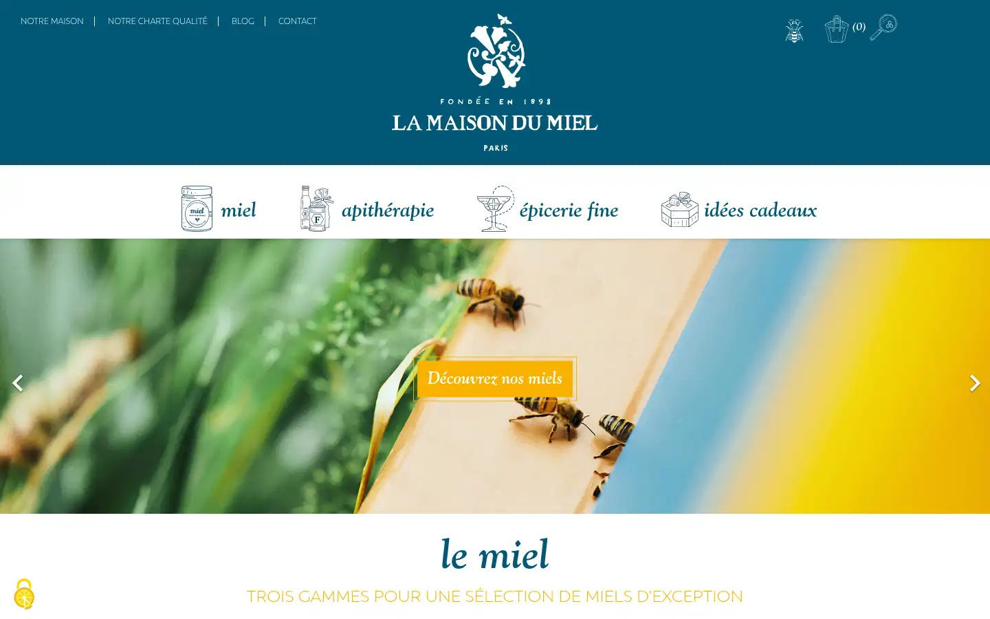 Screenshot of maisondumiel.fr