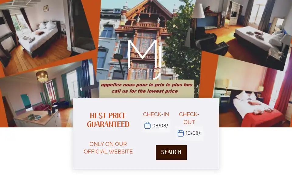 Screenshot of maisonjamaer.be