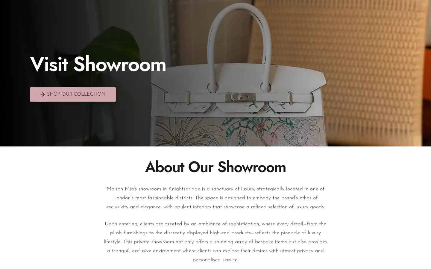 Screenshot of maisonmia.co.uk