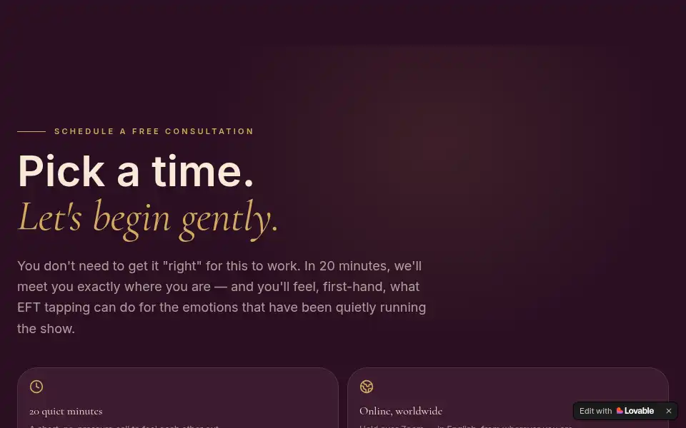 Screenshot of maitreyiholistichealing.com