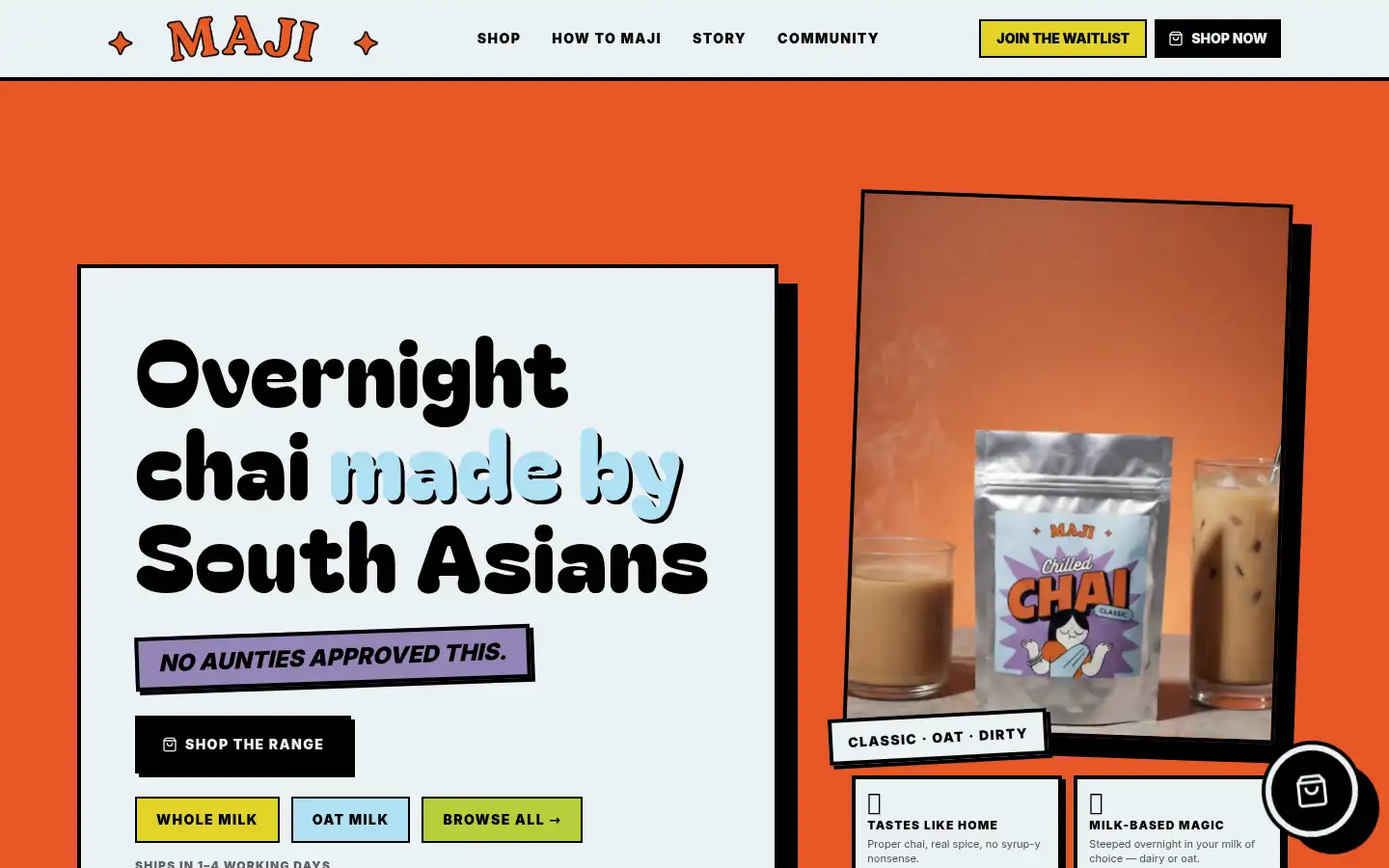 Screenshot of majidrinks.co.uk