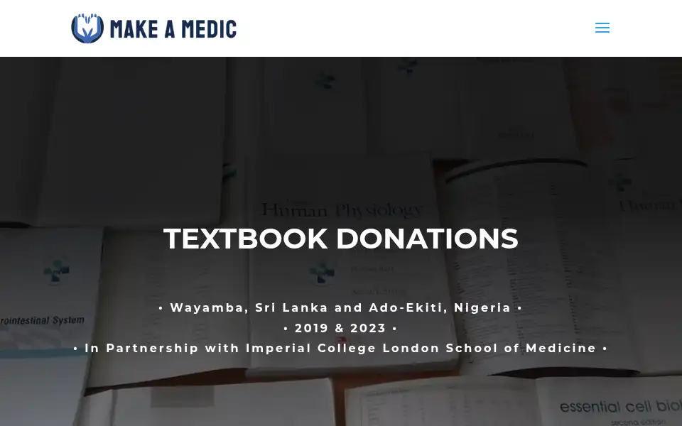 Screenshot of makeamedic.org