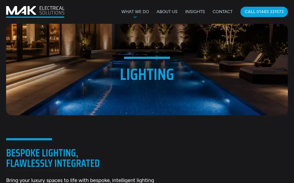 Screenshot of makelectrical.co.uk