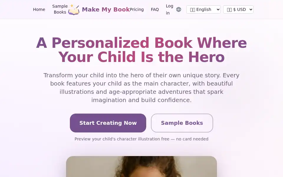 Screenshot of makemybook.app