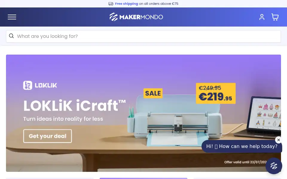 Screenshot of makermondo.com