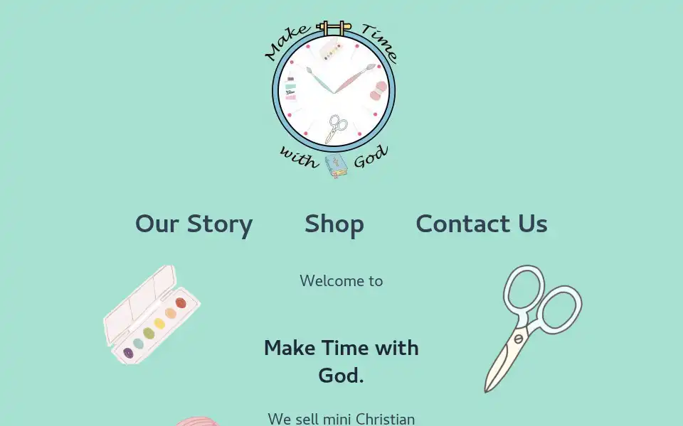 Screenshot of maketimewithgod.co.uk