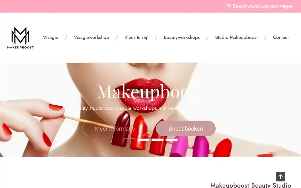 Screenshot of makeupboost.nl