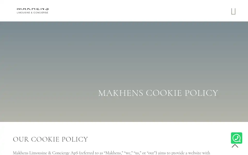 Screenshot of makhens.com