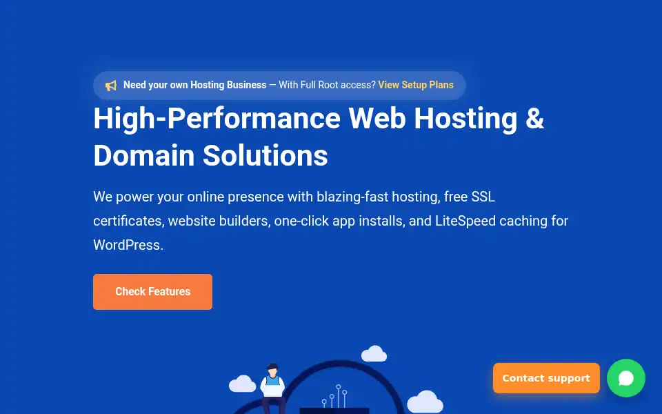 Screenshot of makigohost.com