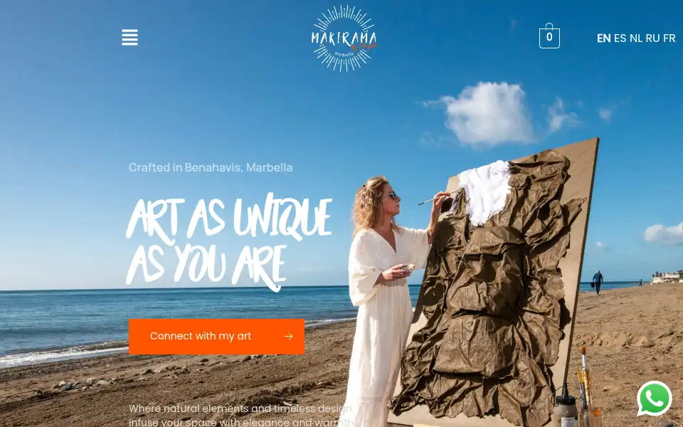 Screenshot of makirama.com