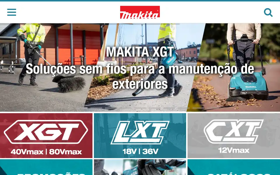 Screenshot of makita.pt