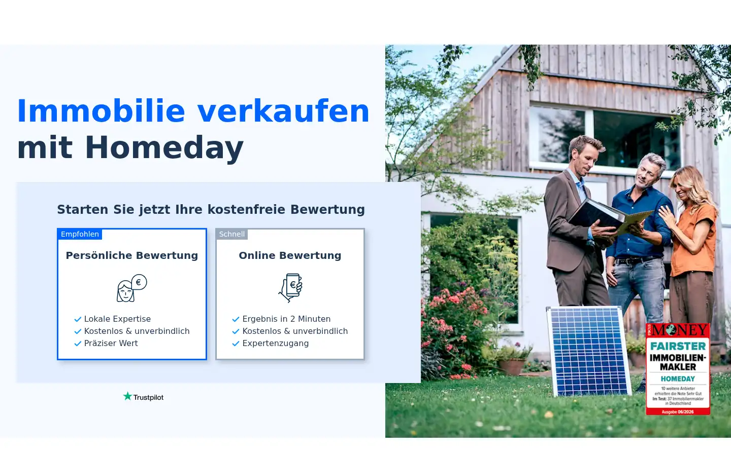 Screenshot of maklerkompass.de
