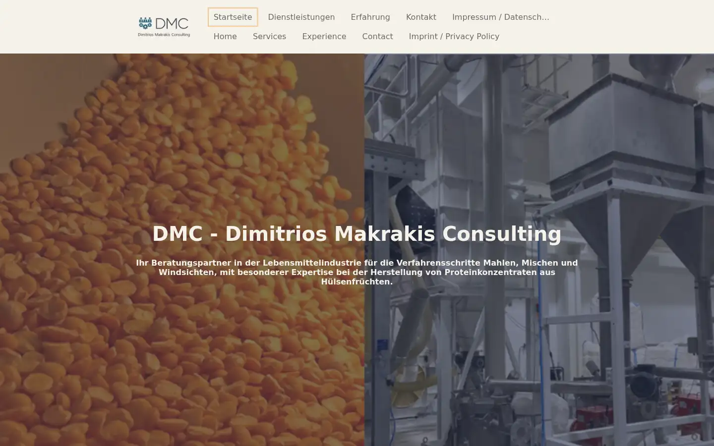 Screenshot of makrakis.de