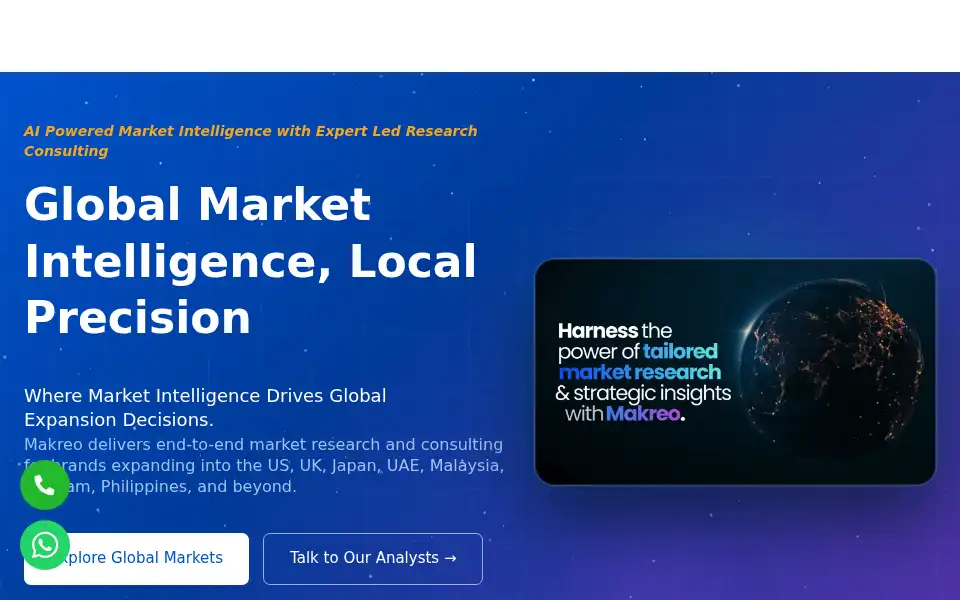 Screenshot of makreo.com