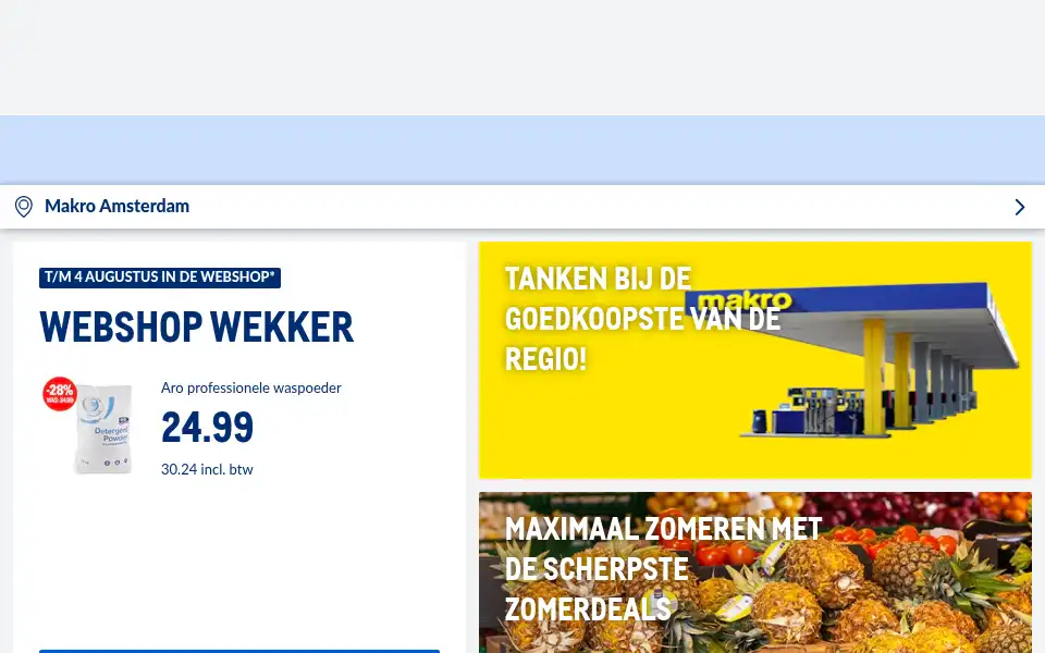 Screenshot of makro.nl