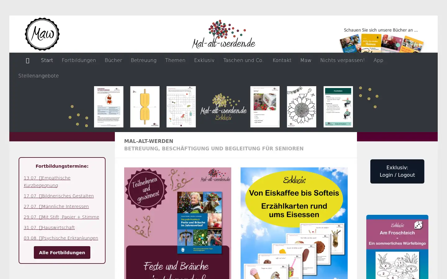 Screenshot of mal-alt-werden.de