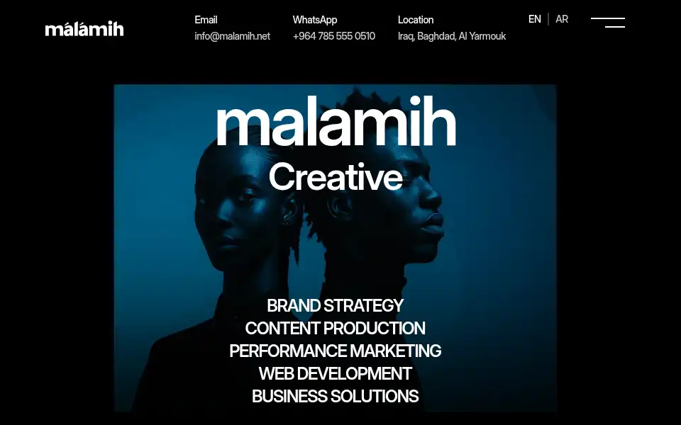 Screenshot of malamih.net