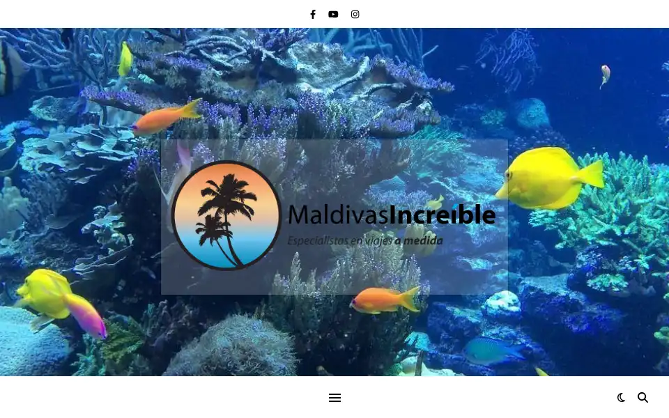 Screenshot of maldivasincreible.com