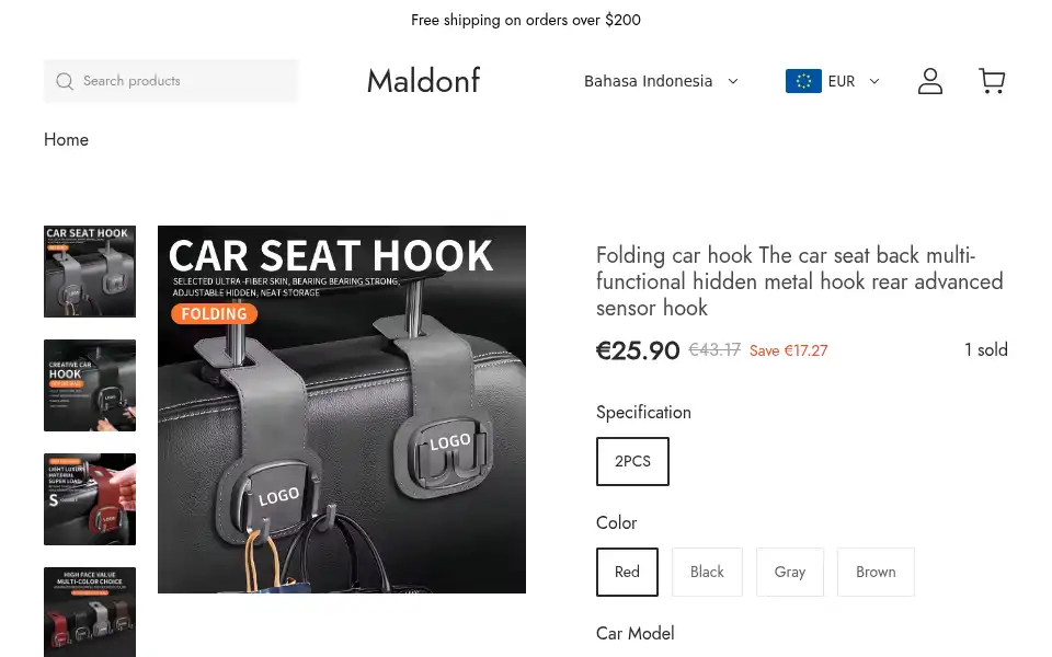 Screenshot of maldonf.com